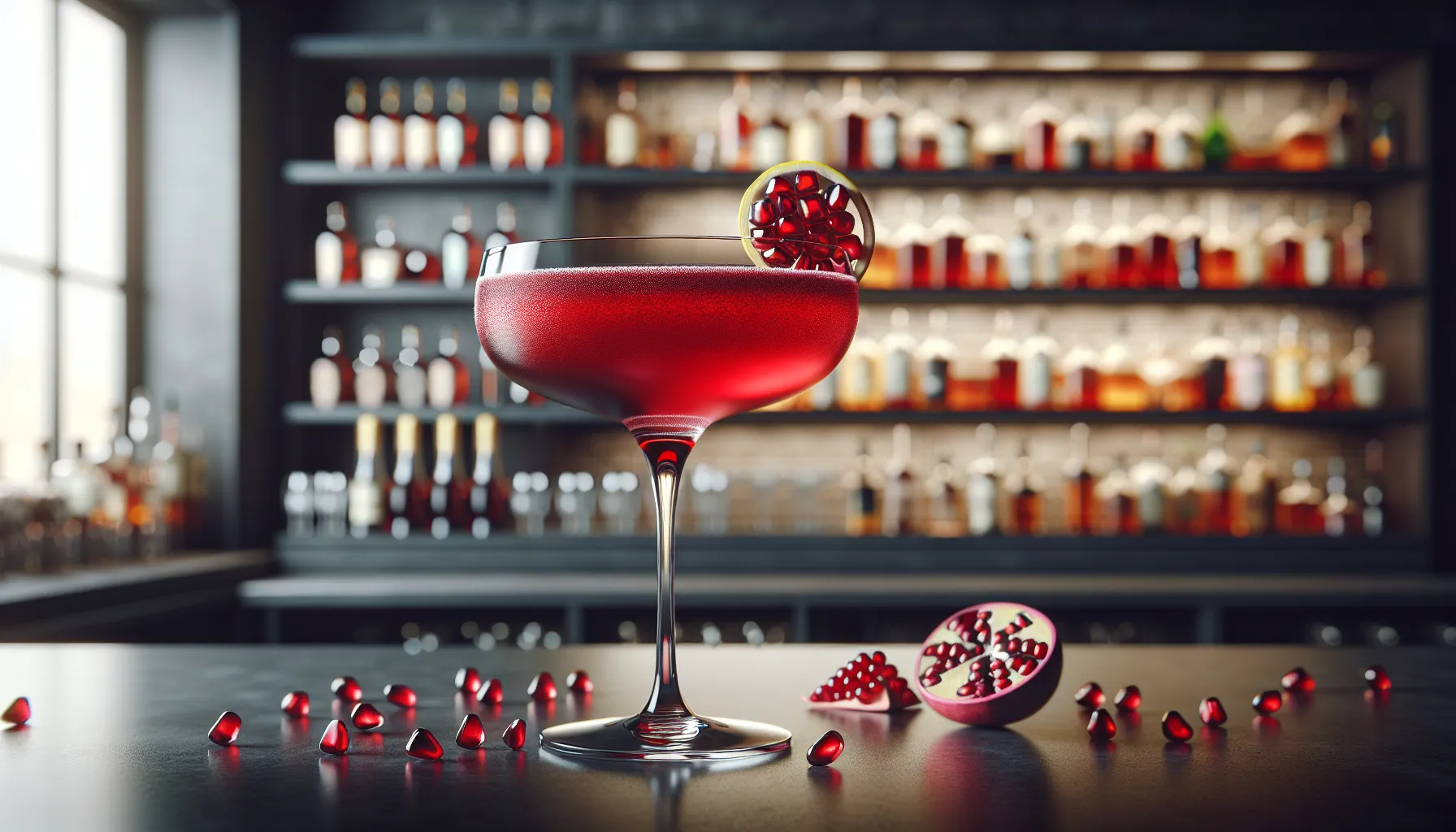 Pomegranate martini