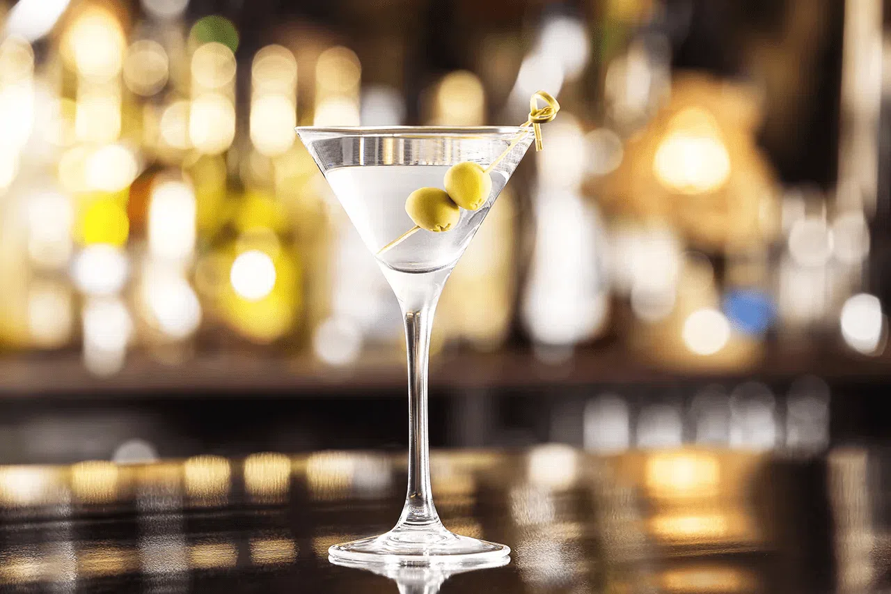 Gin or Vodka Martini